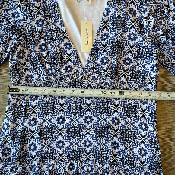 NWT Blue Rain blue and white dress Size: Medium - Picture 11 of 16
